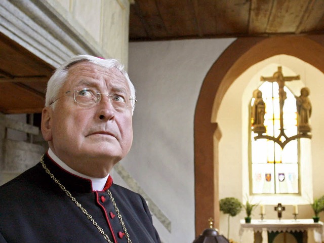 Bischof Walter Mixa unter Verdacht des sexuellen Missbrauchs.  | Foto: dpa