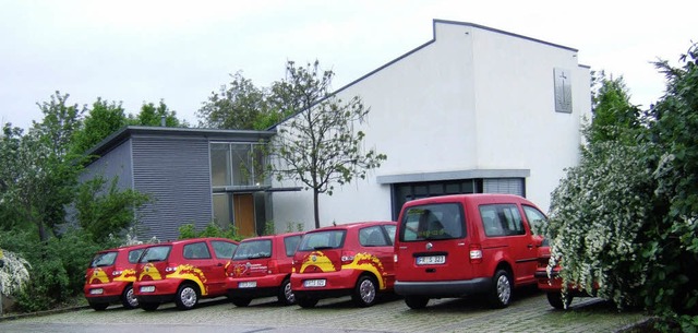 Die Sozialstation Sdlicher Breisgau w... nchtlichem Vandalismus vorzubeugen.   | Foto: SUSANNE MLLER