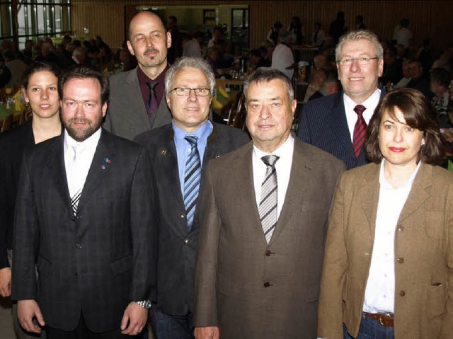 Die Offiziellen beim Pensionrstreffen...h Bttner, Joachim Lang und Ute Seidel  | Foto: Karin Stckl-Steinebrunner