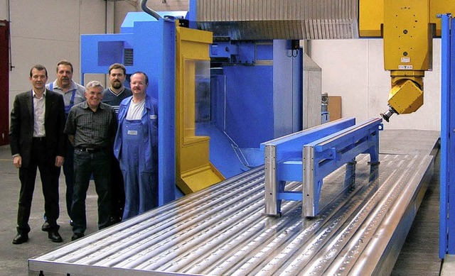 Das Dreistern-Projektteam (von links):...as Huber, Fertigungsmeister Uwe Hotz.   | Foto: privat