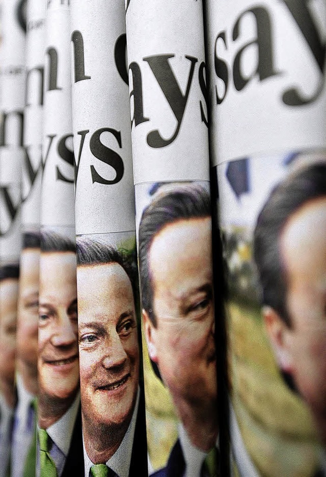 Ein Sieger, der noch nicht gewonnen ha...uf Titelseiten britischer Zeitungen.    | Foto: afp