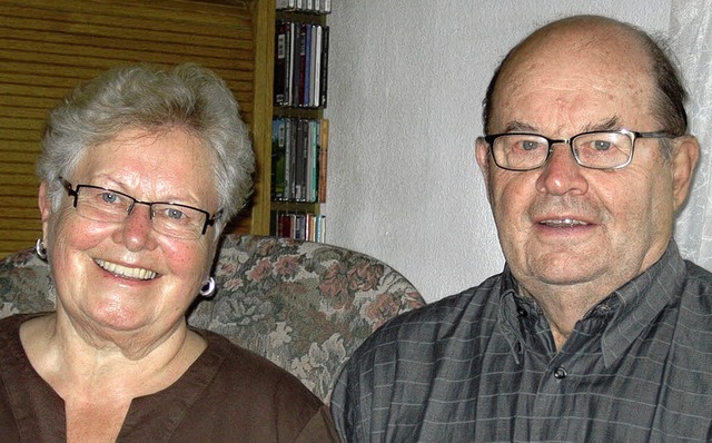 Margaret und Otto Feser feiern heute Goldene Hochzeit.   | Foto: Cornelia Selz