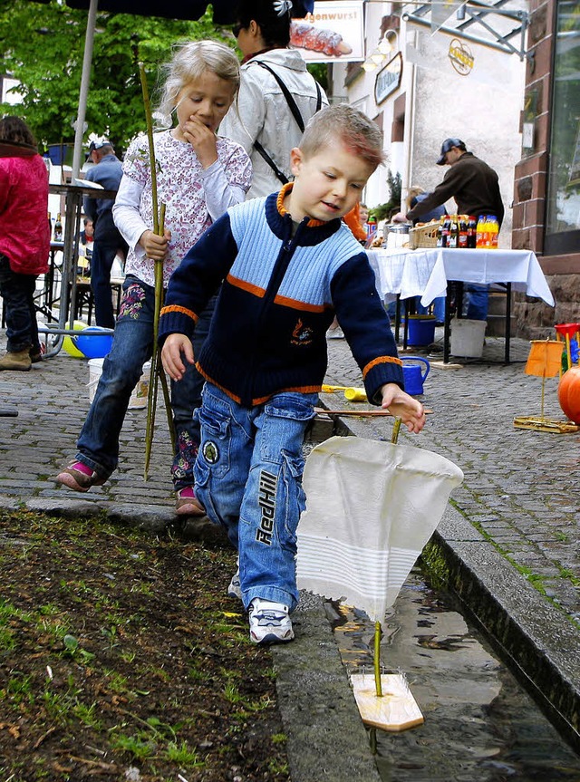 Auch fr die Kinder gab es am Samstag ...glichkeiten zum Spielen und Mitmachen.  | Foto: Heidi Foessel