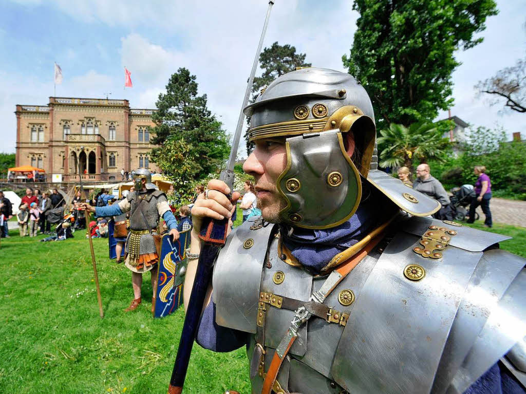 Das Archologische Museum Colombischlssle hatte zu einem Rmerfest in Freiburg eingeladen.