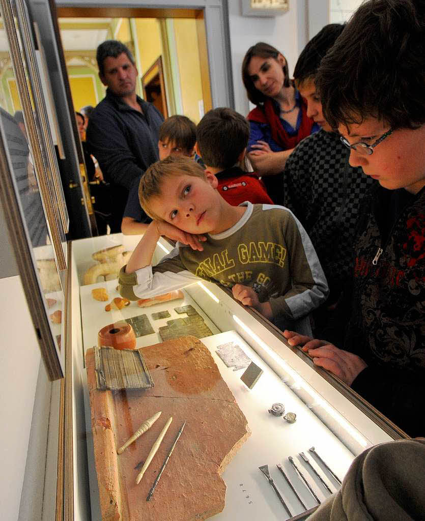 Das Archologische Museum Colombischlssle hatte zu einem Rmerfest in Freiburg eingeladen.