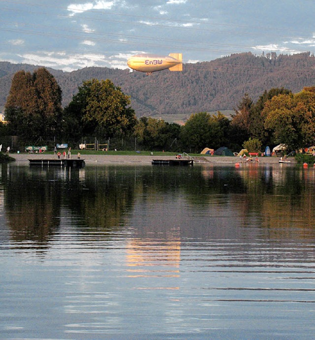 Kommt selten so schn zur Ruhe: der Gifizsee.   | Foto: Archivfoto: H. Seller