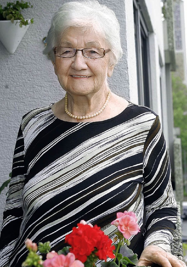 Auch mit 85 ist Lina Weidner unternehmungslustig und bemerkenswert fit.   | Foto: Peter Heck