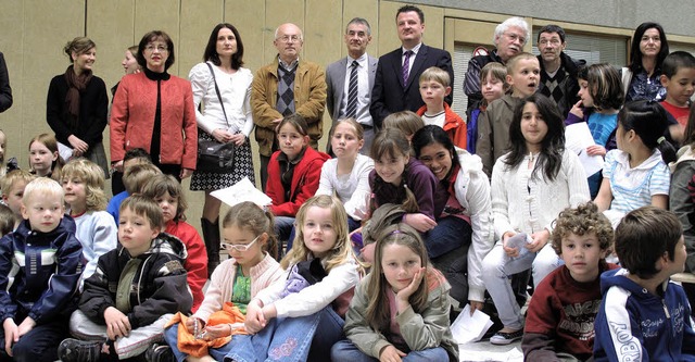 Dankesfeier an der Murgtalschule. Die ... Chiodegi ( Lehrerin Partnerschule ).   | Foto: Anka Fricker