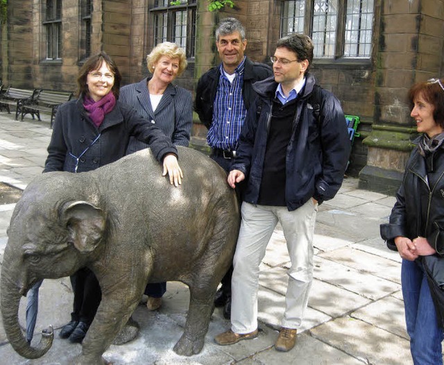 Eine Stadtfhrung durch Chester erhiel...Chester-Platzes nach England gereist.   | Foto: BZ