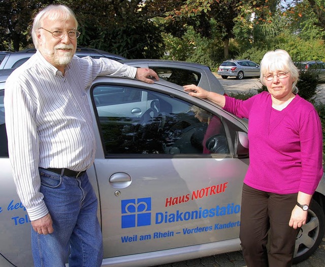 Wolfgang Schell (Vorstandsvorsitzender...fin) leiten eine Vorzeigeeinrichtung.   | Foto: Teuber