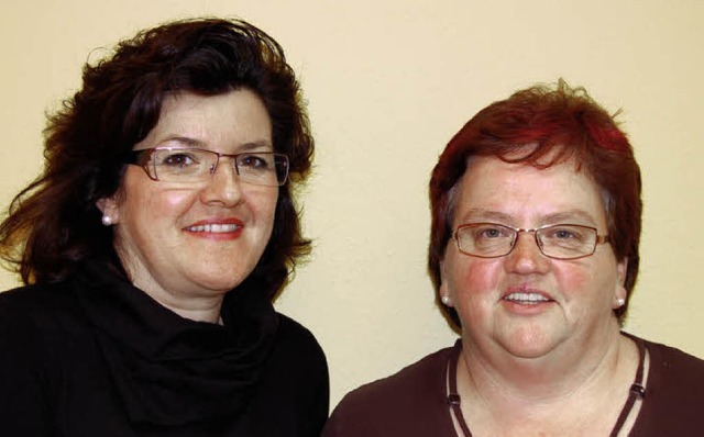 Ruth Volz (links) und Ursula Ngele   | Foto: hagen spth