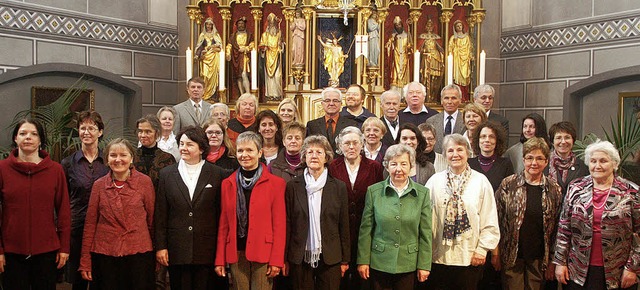 Bereicherung im Kirchenleben: Chor der...chen Pfarrgemeinde St. Martin, Staufen  | Foto: Privat