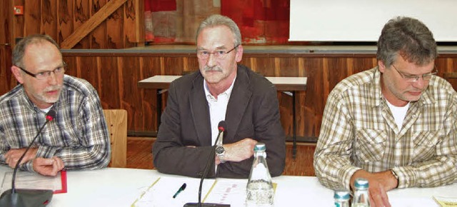 Drei Rektoren an einem Tisch: Ernst Ni...chule) und Michael Weber (Hebelschule)  | Foto: Heinz Vollmar