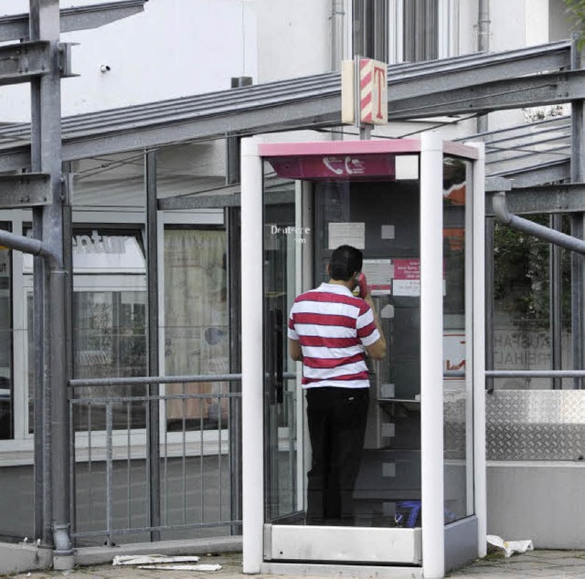 Die Farben der Telekom werden auf dem ...onsunternehmens abgebaut werden sollen  | Foto: Zimmermann-Duerkop