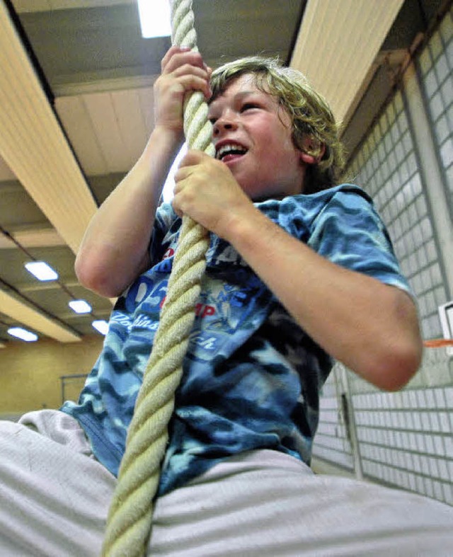 Hauruck: Auf die Qualitt des Seils muss man sich  jederzeit verlassen knnen.  | Foto: ddp