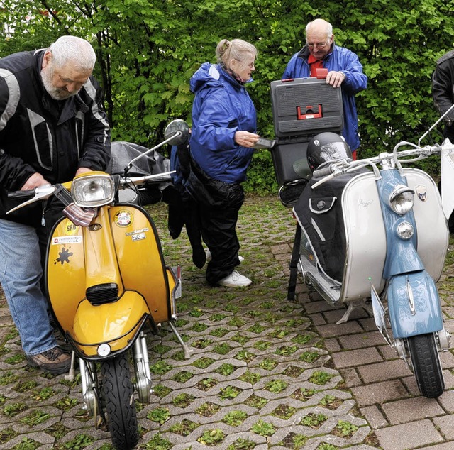 Roller aus den 50er-Jahren sind beliebte Sammlerstcke.   | Foto: Andr Roos