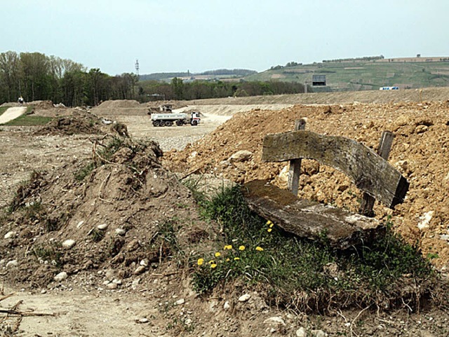 Baustelle Rheinufer   | Foto: Sturm