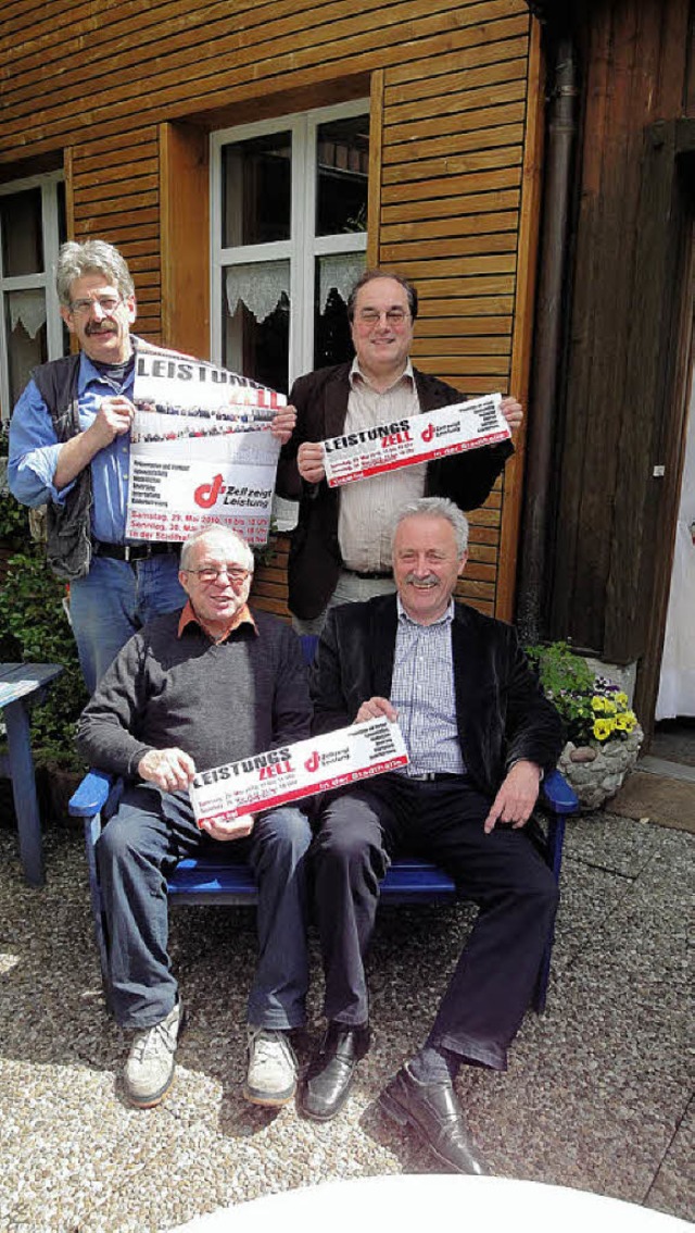 Das Organisationsteam der Leistungssch...s) Rudolf Tscheulin und Edwin Kiefer.   | Foto: Silke Hartenstein