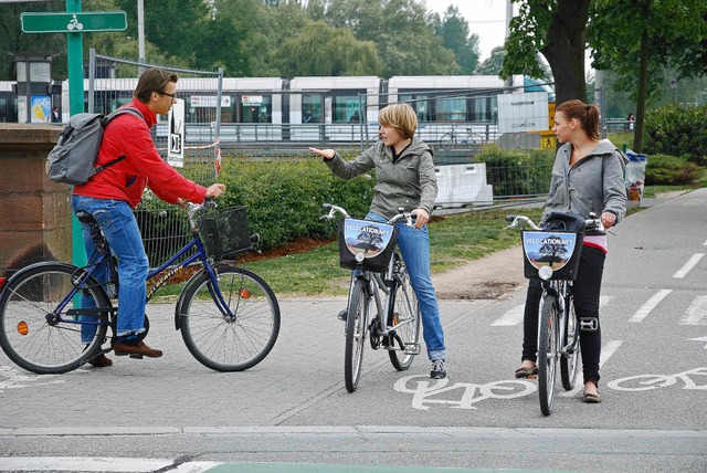 Nicht nur Offenburg, auch Straburg er...inen flchendeckenden Fahrradverleih.   | Foto: BRi