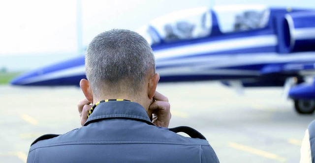 Viel Power war auf dem Flugplatz anges... das war auch in den Ohren zu spren.   | Foto: Wolfgang Knstle