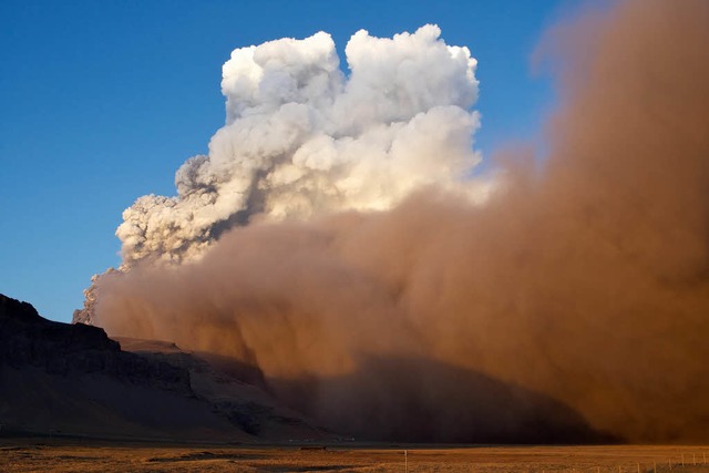 Wieder macht der Vulkan in Island rger. (Archivbild)  | Foto: dpa