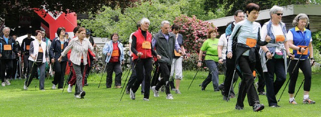 Wetterbedingt hatten sich deutlich wen...Distanzen von 12,5 und 7,5 Kilometern.  | Foto: Martina Faller