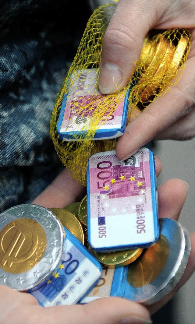 Dass der Euro nur noch Spielgeld ist, ...liarden Euro schweren Rettungsschirms.  | Foto: dpa