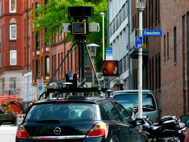 Soll demnchst auch durch die Ortenau ...der Wagen von der Google Street View.   | Foto: dpa