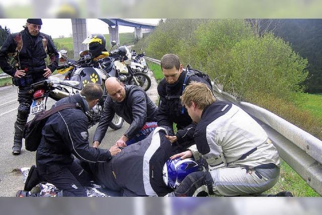 Erste Hilfe speziell fr Motorradfahrer