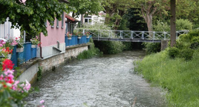 Friedlich flie die Mhlin durch Ehren...Hochwasser nach Unwettern verhindern.   | Foto: Andrea Gallien