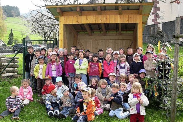 Ein Gartenhaus fr Kinder