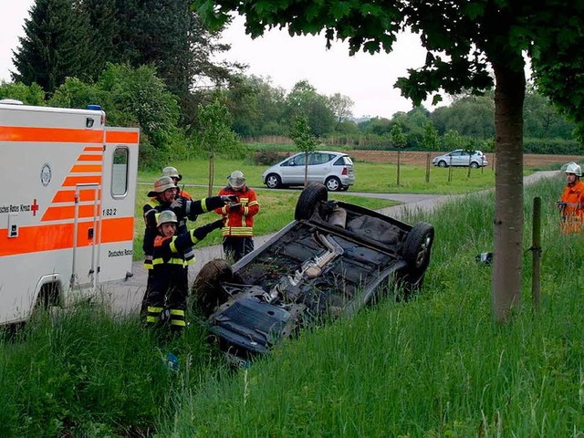 Erneut ereignete sich zwischen  Heimbach und Kndringen ein schwerer Unfall.  | Foto: Brigitte Rssel