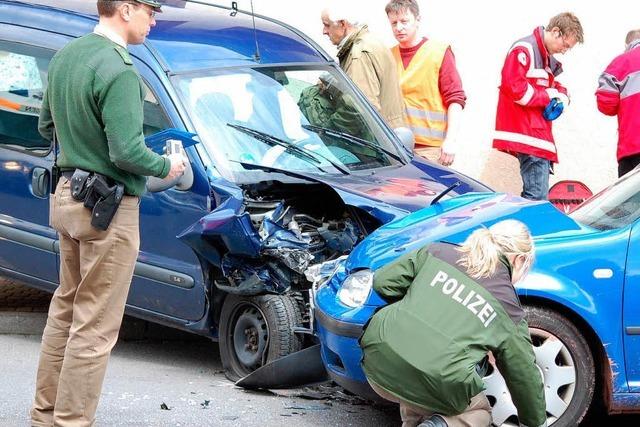 Drei Verletzte Autoinsassen