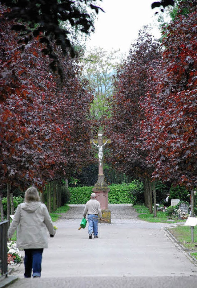 Ort der Besinnung: der Parkfriedhof  | Foto: Ralf Staub