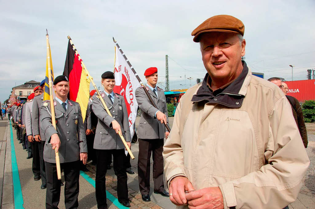 Rudolf Spörer (70) aus Offenburg hatte 1959 als 20 Jähriger die erste Soldatenwallfahrt mitgemacht. Rudolf Spörer (70) aus Offenburg hatte 1959 als 20 Jähriger die erste Soldatenwallfahrt mitgemacht.