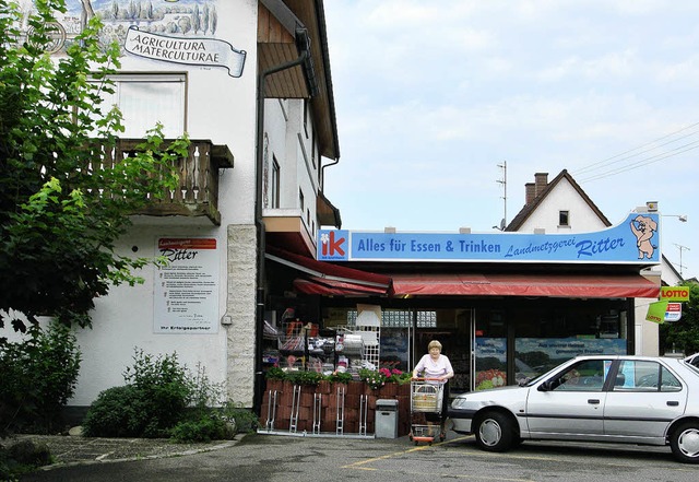 Seit kurzem ist der Laden in Istein Ge... den Huttinger Andreas Wei verkauft.   | Foto: Langelott