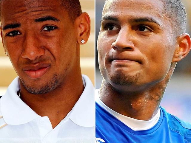 Jerome Boateng und sein Halbbruder Kevin-Prince Boateng.  | Foto: ddp/AFP