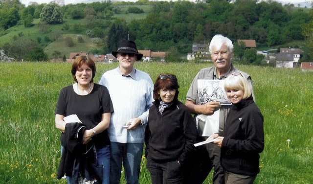 Wandelten zusammen mit Kurt Vollmer (n...Hermanns und seine Frau Susanne Kury.   | Foto: Privat