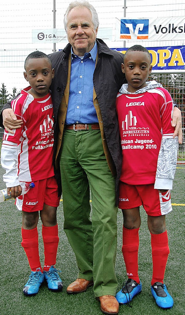 Junge Fuballer aus Afrika im Jugend Camp am Schluchsee  | Foto: Annemarie Zwick