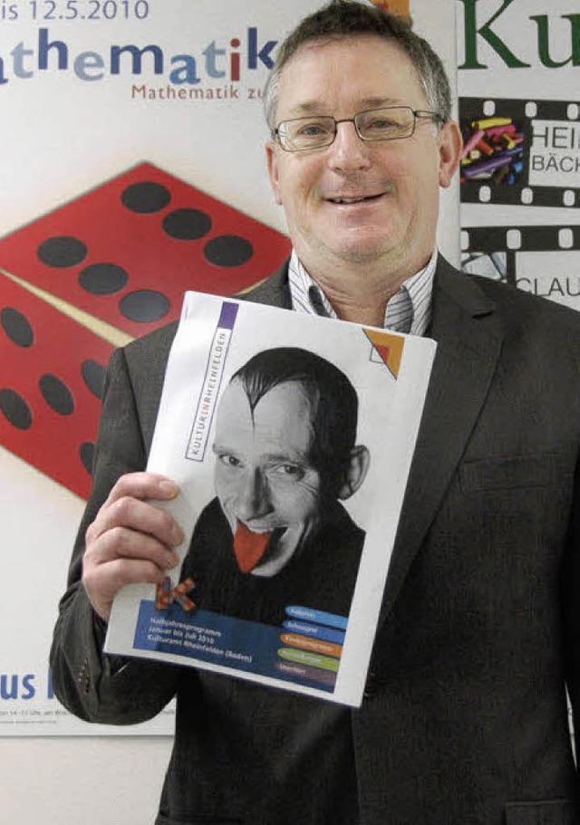 Claudius Becks Werbung frs Mathematik...#8211; vielleicht kommt es nochmals.    | Foto: iB