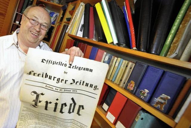 Jürgen Weckerle sammelt Freiburg-Kostbarkeiten