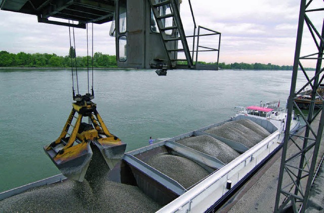 Der Rheinhafen hat sich im Krisenjahr 2009 gut behauptet.   | Foto: Privat