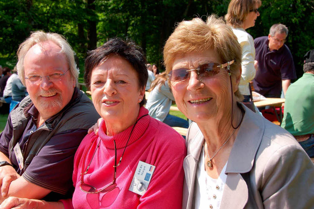 Margot und Uwe Krebs sind schon seit Jahrzehnten mit Ginette Morence befreundet.