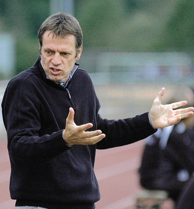 Peter Bernauer sprang zuletzt als Trai... FC Basel frs Benefizspiel zusammen.   | Foto: Peter Gerigk