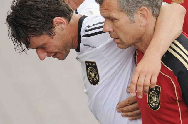 Deutschlands Christian Trsch (links) ...ch fllt nun definitiv fr die WM aus.  | Foto: ddp