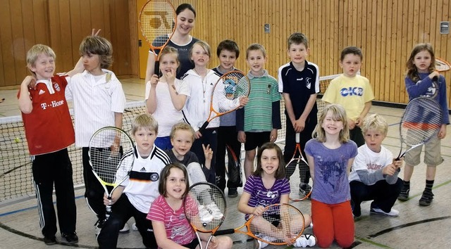 Tennis ist in der Grundschule Kirchzarten die beliebteste AG.  | Foto: privat
