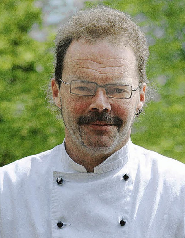 Jochen Mller findet, dass gutes Essen glcklich macht.   | Foto: Speckner