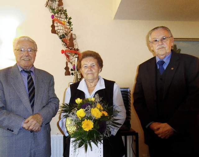 Bernhard Leicher (links) und  Walter W... fr 60 Jahre  Mitgliedschaft im VdK.   | Foto: rudi rest