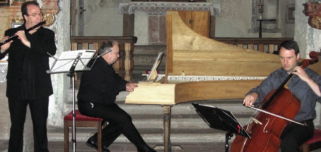 Anspruchsvolle Barockmusik prsentiert...er Niederrotweiler Kirche St. Michael.  | Foto: ines sle