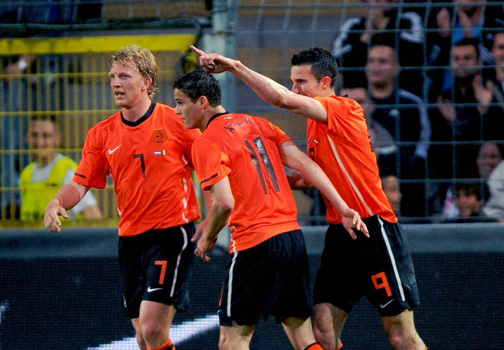 WM-Test im Stadion an der Dreisam: Niederlande vs. Mexiko 2:1.